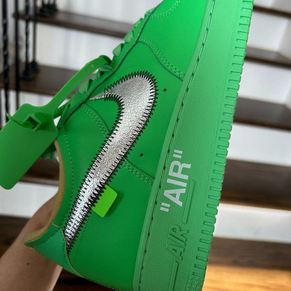 Off-White x Nike Air Force 1 Low Mens Size 9.5 Brooklyn No Box EXCELLENT COND - Picture 10 of 16